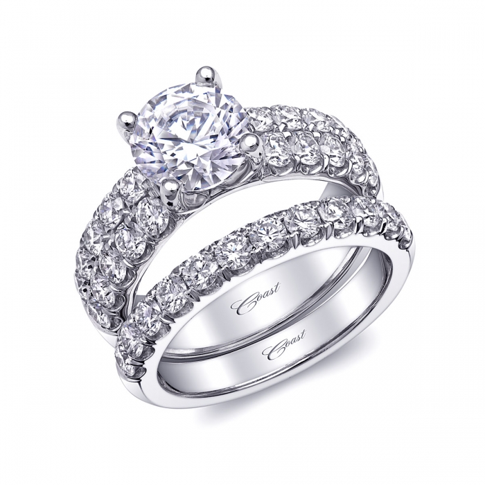 RING LJ6024 | BAND WJ6024 Matching diamond band.